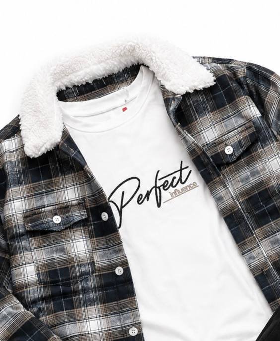 Boys' checkered twins with a fur collar - Image 2