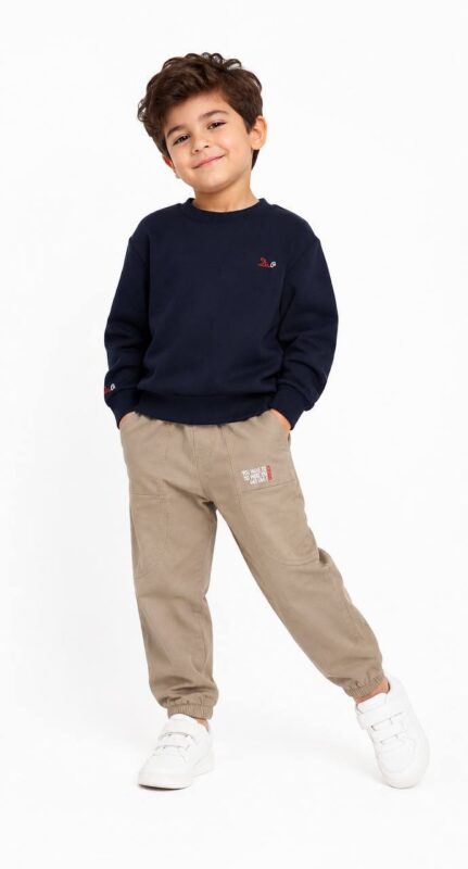 Boys' embroidered Milton sweatshirt