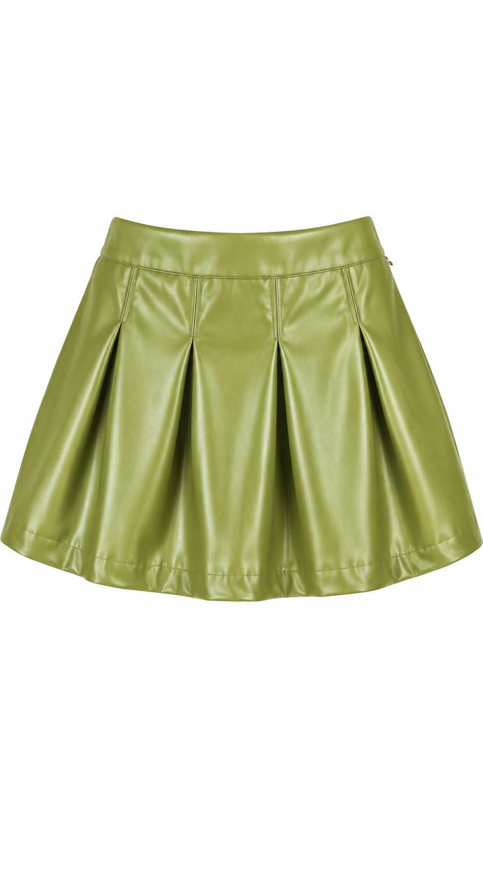 Girls' leather skirt